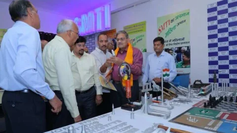 माहेश्वरी समाज जयपुर के गणमान्य सदस्यों ने किया एसएमटीआई कैम्पस का अवलोकन