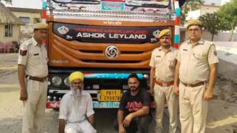 15KG डोडा पोस्त चूरा सहित 2 तस्कर गिरफ्तार