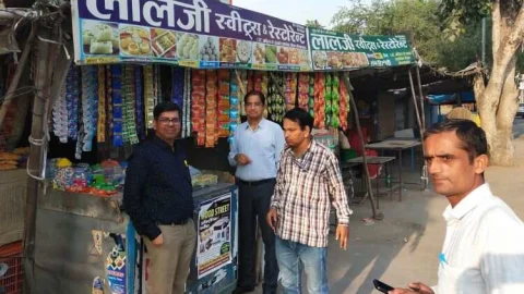 एनफोर्समेन्ट की कार्यवाही : जांच कर काटे चालान