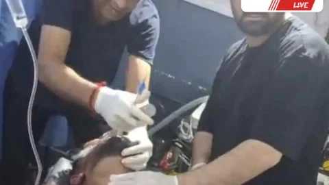 Churu News – नेशनल हाईवे पर कार दुर्घटना, तीन युवक घायल