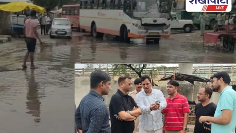 Sikar News: सीकर में कलेक्टर-एसपी ने किया जलभराव क्षेत्रों का दौरा