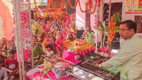 विरक्त भाव से भागवत श्रवण करने पर जन्म जन्मांतर के बंधनों से मुक्ति मिलती है – भागवताचार्य पं.मोहन शर्मा