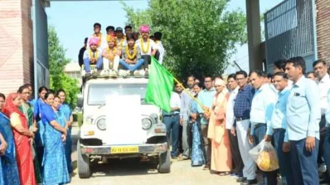 सर्वश्रेष्ठ परीक्षा परिणाम रहने पर ज्योति विद्यापीठ स्कूल ने किया रैली का आयोजन