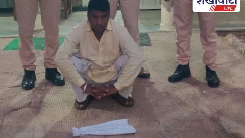 Jhunjhunu News: चिड़ावा में धारदार गंडासा के साथ आरोपी गिरफ्तार