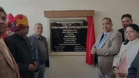 नवनिर्मित एडवोकेट्स चेम्बर्स का हुआ शुभारंभ