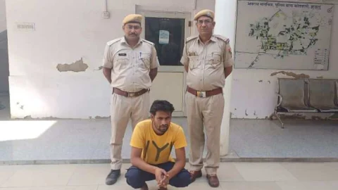 पोक्सो के मामले मे फरार स्थाई वारण्टी गिरफ्तार