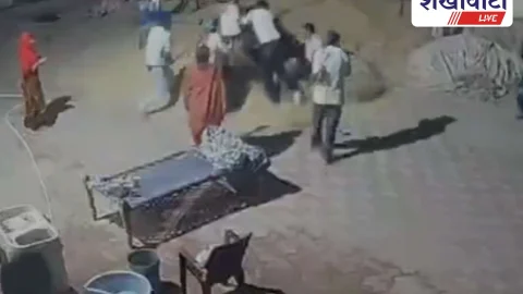 घर में घुसकर परिवार पर किया हमला,वारदात CCTV में कैद