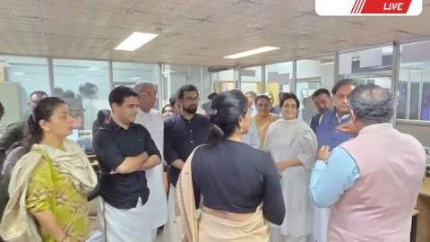 सांसद बृजेंद सिंह ओला कोच्चि और लक्षद्वीप दौरे पर