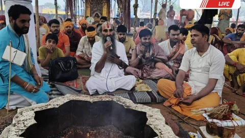 अजीतगढ़ में श्रीराम महायज्ञ: पांचवें दिन तक 31 लाख आहुतियां