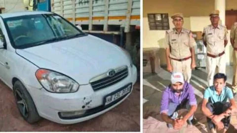 डोडा पोस्त चूरा सहित दो तस्कर गिरफ्तार