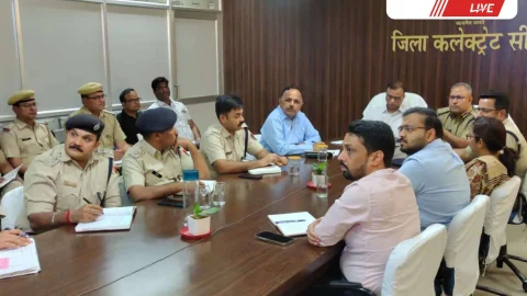 सीकर में कानून-व्यवस्था पर कलेक्टर सख्त, पुलिस को अलर्ट पर रहने के निर्देश