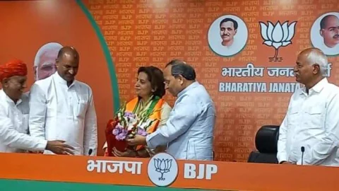 पूर्व कांग्रेस सांसद डॉ ज्योति मिर्धा भाजपा में शामिल