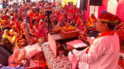 संतों की कृपा भगवान की कृपा से बड़ी होती है – कृष्णानंद महाराज