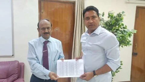 सांसद कस्वां की बीएसएनएल राजस्थान के मुख्य महाप्रबंधक से मुलाकात