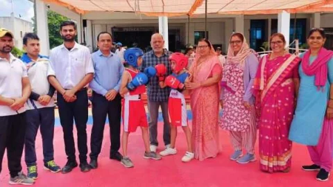 प्रिंस इंटरनेशनल स्कूल में 68वीं जिलास्तरीय बॉक्सिंग प्रतियोगिता का शुभारंभ