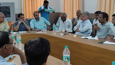 शरद पूर्णिमा पर लगने वाले मेले को लेकर बैठक आयोजित