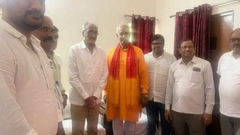 सांसद राव राजेन्द्र सिह का भाजपाइयो ने किया स्वागत