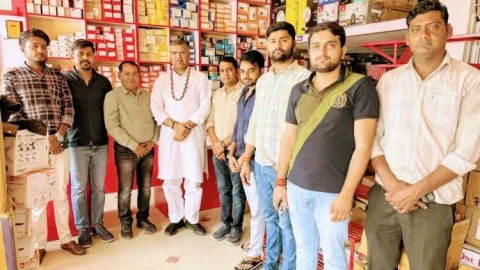 विधायक गेदर का लक्ष्मणगढ़ में किया स्वागत