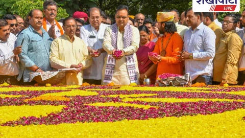 पूर्व उपराष्ट्रपति भैरों सिंह शेखावत को मुख्यमंत्री शर्मा ने दी श्रद्धांजलि