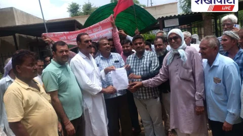 झुंझुनूं में स्मार्ट मीटर विरोध पर किसान संगठनों का धरना