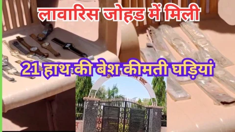 Video News – जोहड़ में लावारिश मिली 21 हाथ की कीमती घड़ीयां