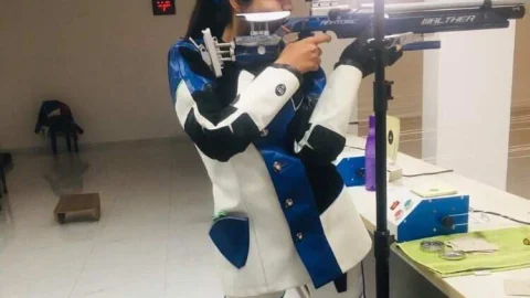 पूजा चौधरी ने शेखावाटी यूनिवर्सिटी स्तरीय निशानेबाजी में जीता स्वर्ण पदक
