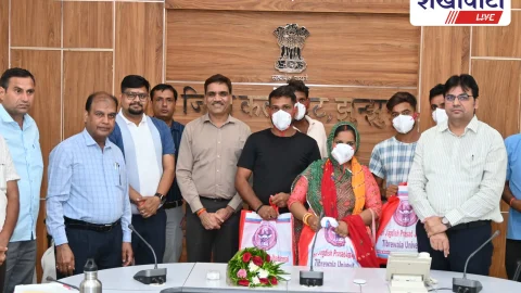 जेजेटी यूनिवर्सिटी ने मलसीसर ब्लॉक के 100 टीबी मरीजों को लिया गोद