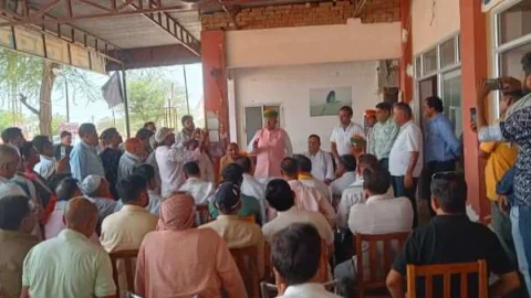 केन्द्रीय कानून मंत्री मेघवाल का रतनगढ़ आगमन पर हुआ स्वागत