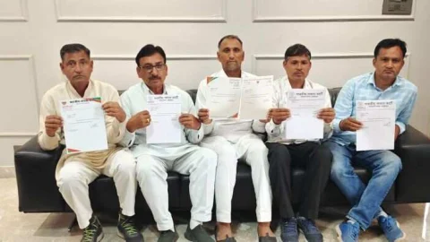 सादुलपुर भाजपा के सभी छ: मंडल अध्यक्षों का सामूहिक इस्तीफा