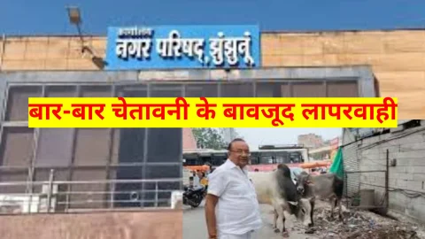 Jhunjhunu News: झुंझुनूं में स्वच्छता सर्वे में निकाय फेल, जांच की चेतावनी