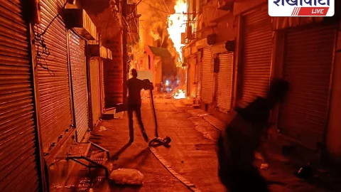 पेंट की दुकान में भीषण आग, लोग बोले ऐसी भीषण आग नहीं देखी