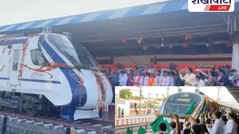 Vande Bharat: वंदे भारत ट्रेन पहुंची रतनगढ़, स्टेशन पर उमड़ी भीड़