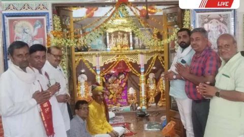 Sikar News – लोसल के बालाजी मंदिर में मूर्ति प्राण प्रतिष्ठा संपन्न