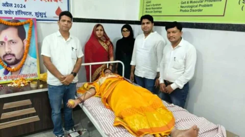 समाज सेवी राकेश बेसरवाल की द्वितीय पुण्यतिथि पर हुआ 132 यूनिट का रक्तदान