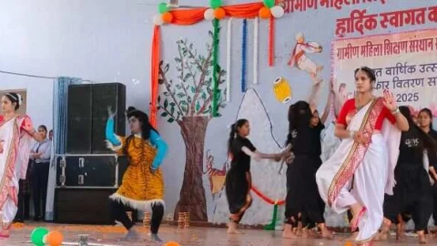 यूडीएच मंत्री झाबर सिंह खर्रा आए सीकर, ग्रामीण महिला शिक्षण संस्थान के संयुक्त वार्षिकोत्सव कार्यक्रम में हुए शामिल