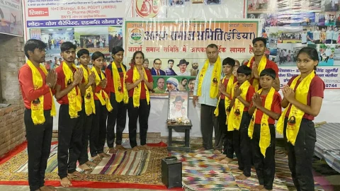 शहीद भगत सिंह की जयंती पर बलौदा में हुआ कार्यक्रम का आयोजन