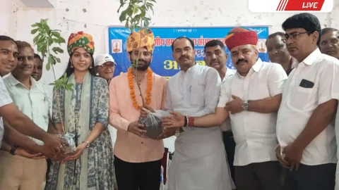 झुंझुनूं में नव चयनित IAS टीना कल्याण और विनीत मीणा का भव्य सम्मान