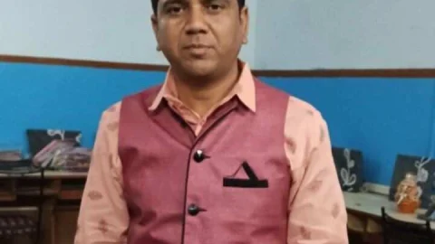 शिक्षक दिनेश कुमार तिवाड़ी का सम्मान