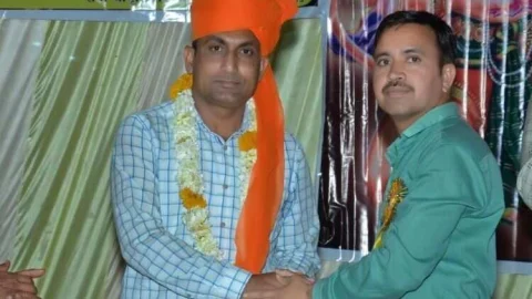 राजेन्द्र सैनी जिला संगठन सचिव पद पर नियुक्त