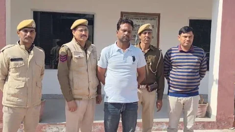 देशी कट्टे व जिंदा कारतूस सहित आरोपी को किया गिरफ्तार