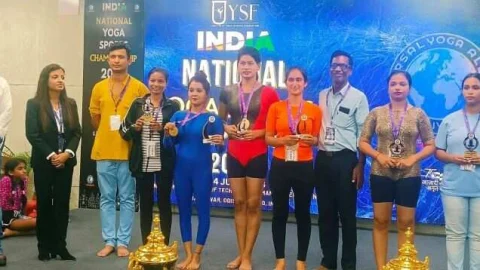 योगा खिलाड़ी सुदेश खरड़िया का थाईलैंड के लिए हुआ चयन