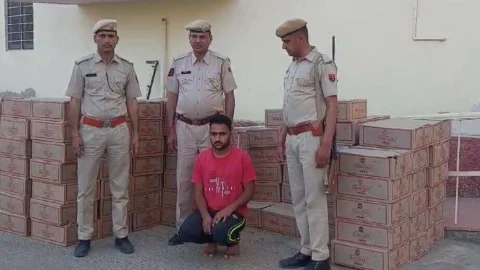 देशी शराब की 135 पेटियां की बरामद