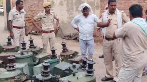 बिजली विभाग के स्टोर रूम को बनाया चोरो ने निशाना