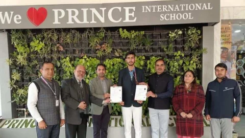 प्रिंस इंटरनेशनल के सुमित ने राष्ट्रीय खेल प्रतियोगिता में जीता काँस्य पदक