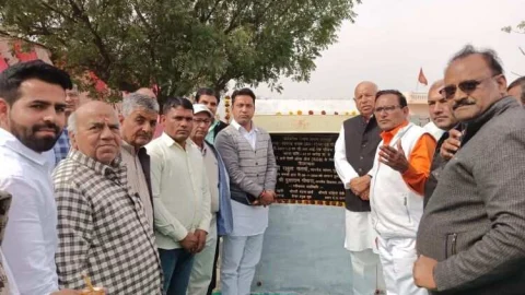 राम सेतु बंधन योजना में बनने वाले ओवरब्रिज का हुआ शिलान्यास