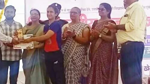 राजस्थान युवा महोत्सव में योगा खिलाड़ी सुदेश खरड़िया जिला स्तर पर रही प्रथम