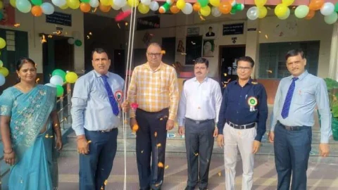 हर्षोल्लास से मनाया 77 वां स्वतंत्रता दिवस