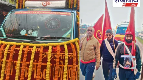 30 दिसंबर को उदयपुरवाटी पहुंचेगी मां शाकंभरी की ऐतिहासिक ध्वज पदयात्रा