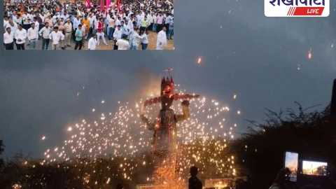 Jhunjhunu: उदयपुरवाटी में बगैर बंदूक रावण दहन, चली तीरों की बारिश