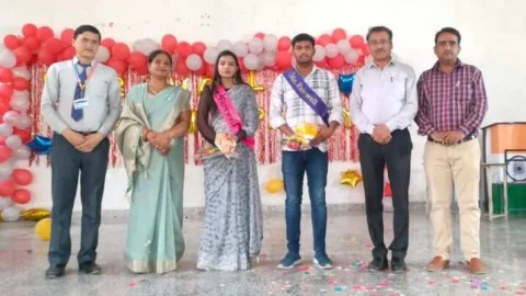 पूर्वी जांगिड़ एवं पीयूष बने ईयर ऑफ मिस एवं मिस्टर फेयरवेल